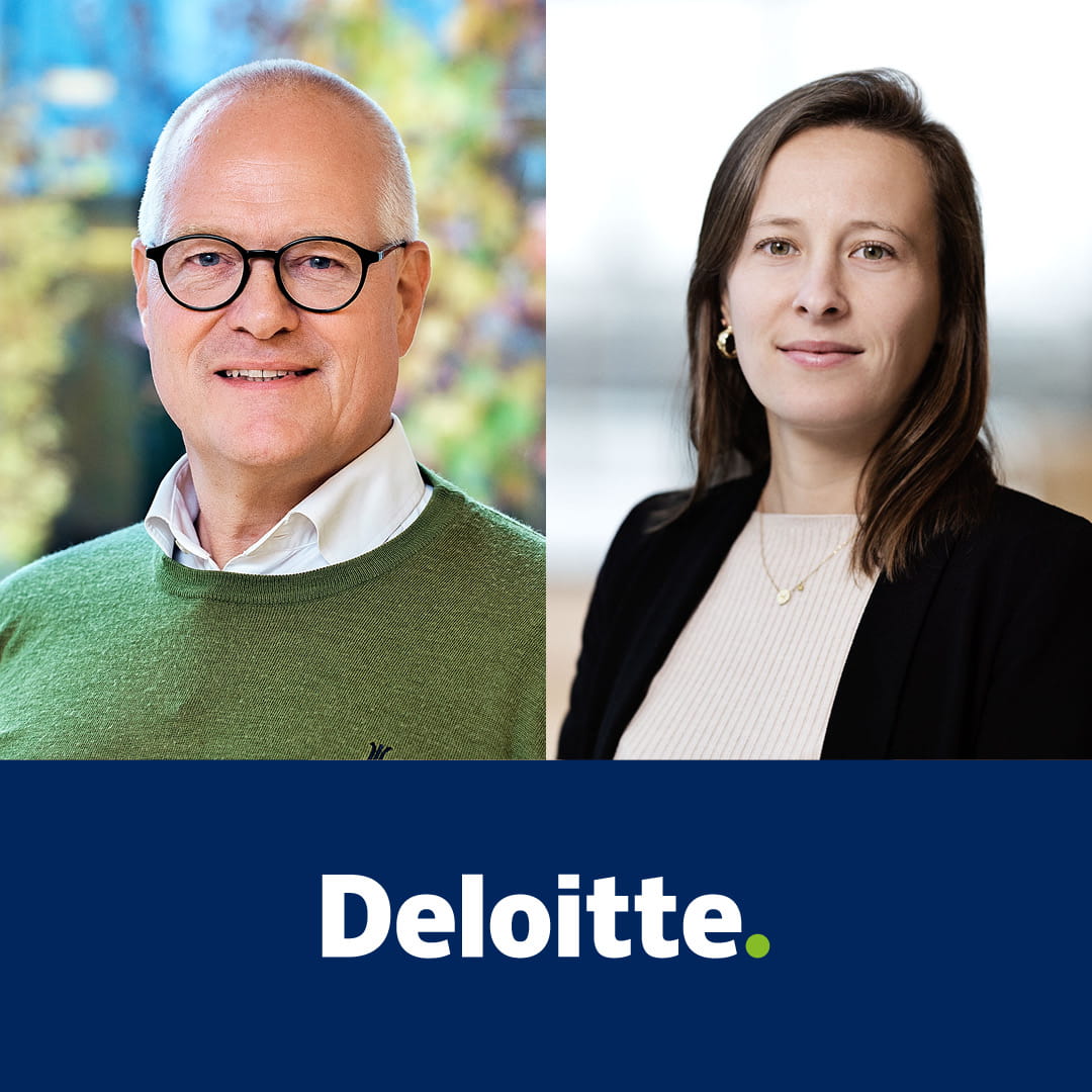 Deloitte medarbejdere Henrik Knak og Agathe Vaillant